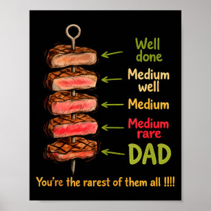 Rolig pappa du är den sällsyntaste av bbq fadersda poster
