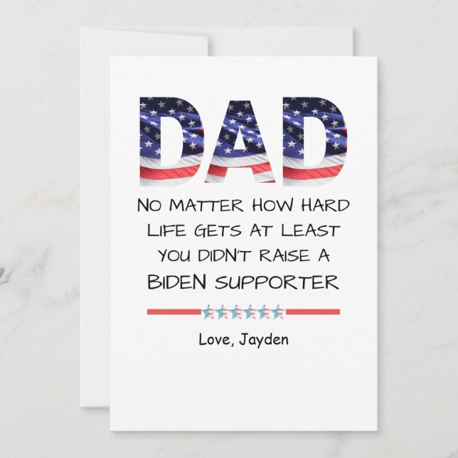 Rolig pappa du uppfostrade inte en liberal inbjudningar (Framsida)