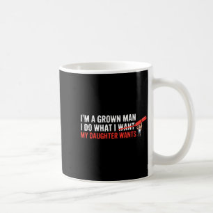 Rolig Pappa Far Dotter Humor Man Faderskap Familj Kaffemugg