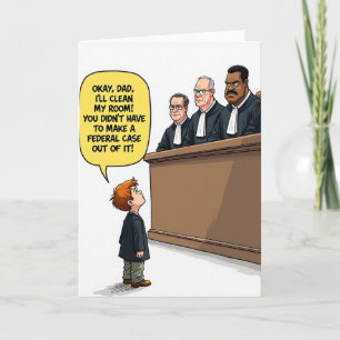 Rolig Pappa Federal Ärende Kort
