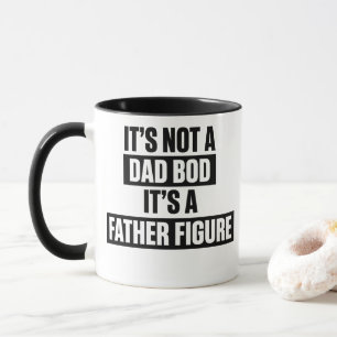 Rolig Pappa Figur Pappa Kroppsform Kaffe Mugg Pres