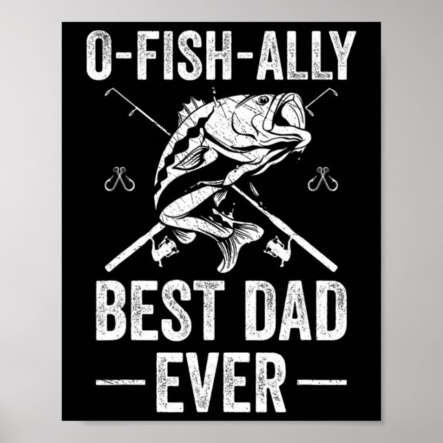 Rolig Pappa Fisk B Fiske Pappa  Poster (Framsidan)