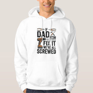 Rolig Pappa Fixa Det Sönder Verktyg Citat Vektor D Hoodie