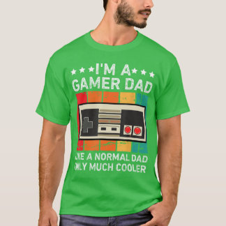Rolig Pappa Gamer för Män Video Game Pappa Gaming T Shirt