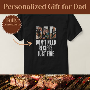 Rolig Pappa Grill utan recept T Shirt