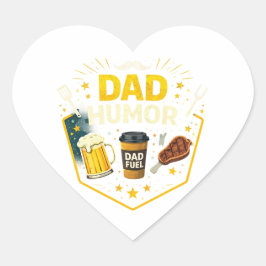 Rolig Pappa Humor Klistermärke – Coolt Pappa Skämt