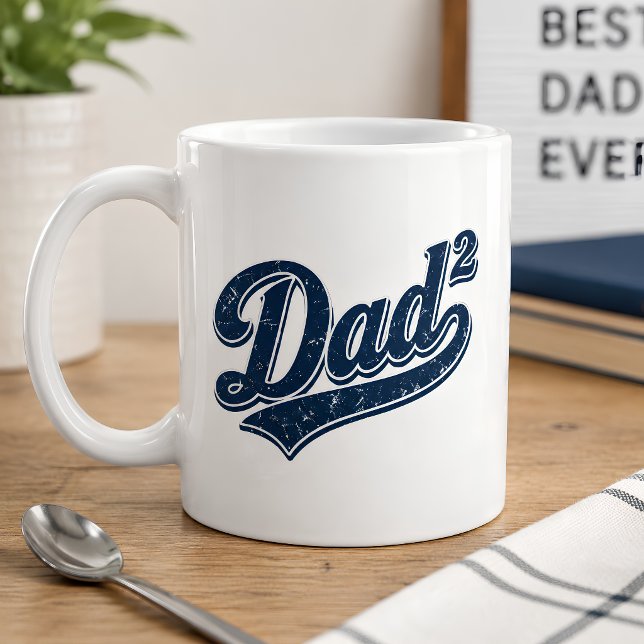 Rolig Pappa i kvadrat Kaffemugg (Skapare uppladdad)