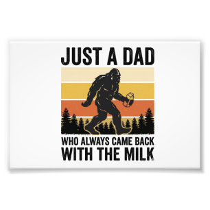 Rolig Pappa Kom Tillbaka Med Den Gamla Mjölk Shirt Fototryck