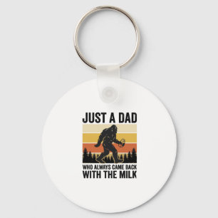 Rolig Pappa Kom Tillbaka Med Den Gamla Mjölktröjan Nyckelring