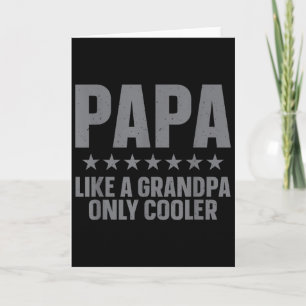 Rolig Pappa Konst För Farfar Från Barnbarn Fäder Kort