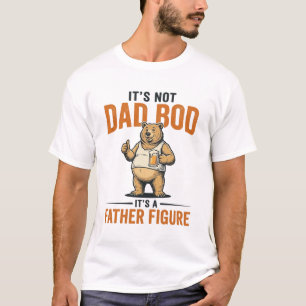Rolig Pappa Kroppsform Faderlig Figur Björn Öl Trö T Shirt
