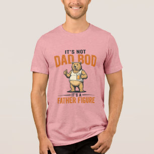 Rolig Pappa Kroppsform Faderlig Figur Björn Öl Trö T Shirt