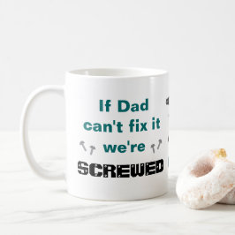 Rolig Pappa Mugg för Mr. Fix It