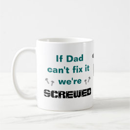 Rolig Pappa Mugg för Mr. Fix It