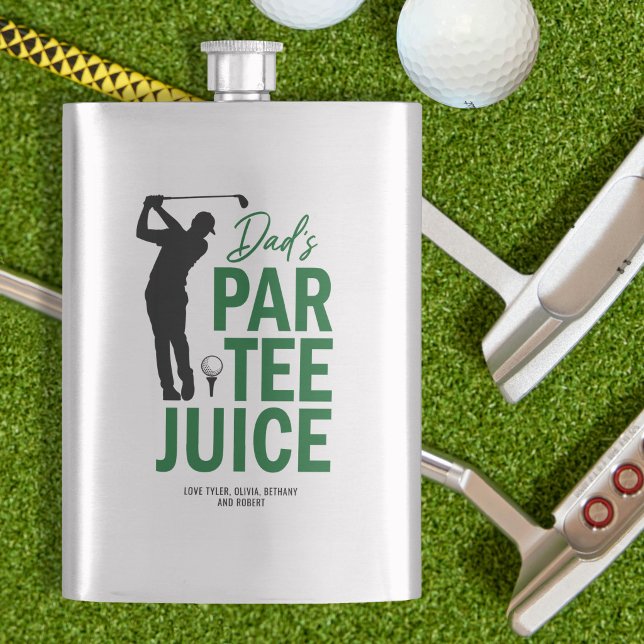 Rolig “Pappa-Party Juice” Golf-Dryckeslek Fickplunta (Skapare uppladdad)