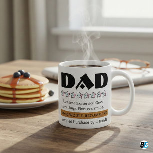 Rolig Pappa Recension 10/10 Rekommenderar Personli Kaffemugg