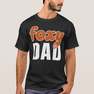Rolig Pappa Rolig Far Brudklev Fox Tecknad Film T Shirt