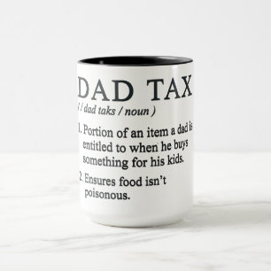 Rolig Pappa Skatt Definition Mugg