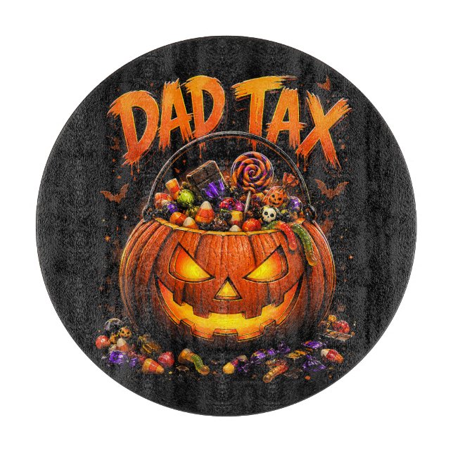 Rolig Pappa Skatt Halloween Pumpa (Framsidan)
