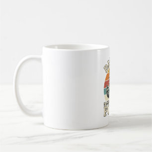 Rolig Pappa Skatt Tvättbjörn Vintage T-Shirt Desig Kaffemugg