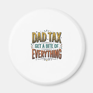 Rolig Pappa Skatt Vintage Gravyr T-Shirt Design_1 Magnet