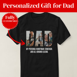 Rolig Pappa T-Shirt – Hantverkare, Komiker & Legen