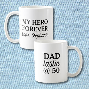 Rolig Pappa Taktisk @50 Hjälte För Evigt 50-årsdag Kaffemugg