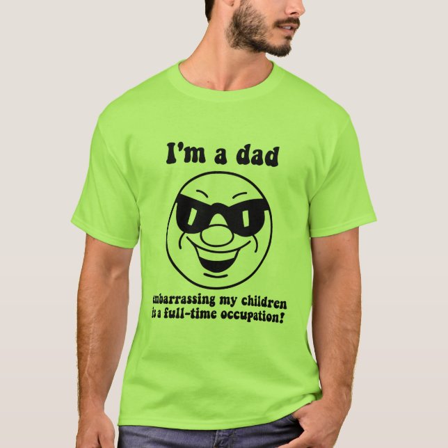 Rolig pappa tee shirt (Framsida)