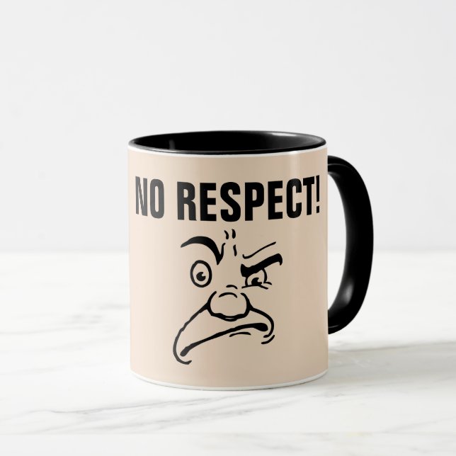 ROlig PAPPAMUGG, INGEN RESPEKT! Mugg (Framsida höger)