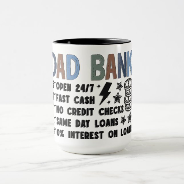 Rolig Pappas Bank Mugg (Center)