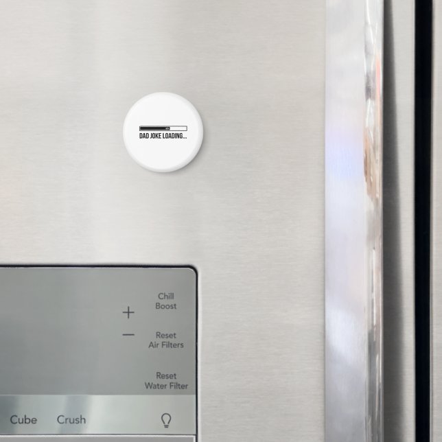 Rolig Pappaskämt Laddningsstatus Faderns Dag Magnet (In Situ (Fridge))