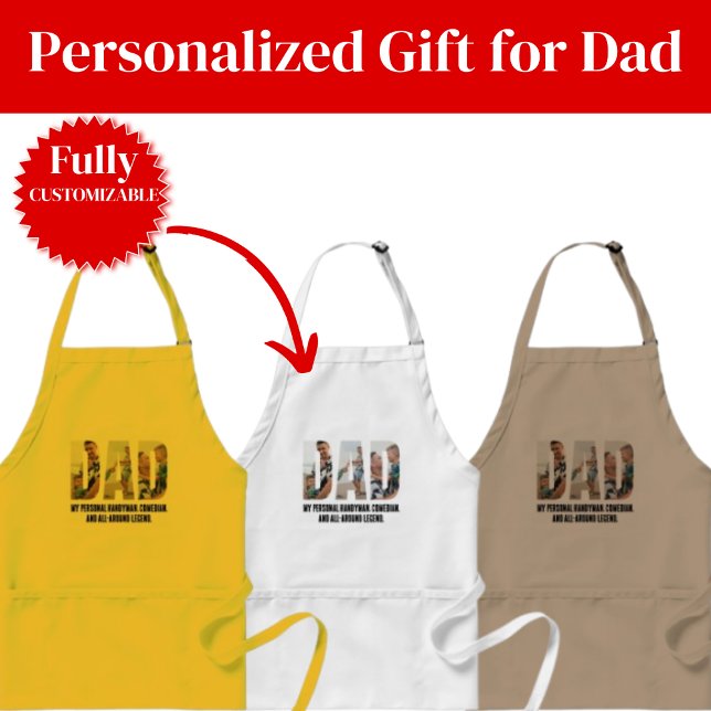 Rolig Pappaskjorta – Hantverkare, Komiker & Legend Förkläde (Funny Dad Apron – Handyman, Comedian & Legend)