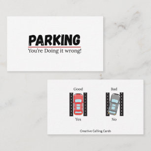Rolig Parkering Du Gör Det Fel