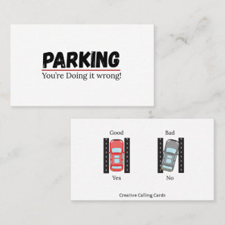 Rolig Parkering Du Gör Det Fel