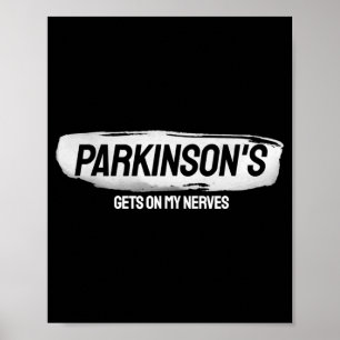 Rolig Parkinsons Irriterar Mig Medvetenhet Poster