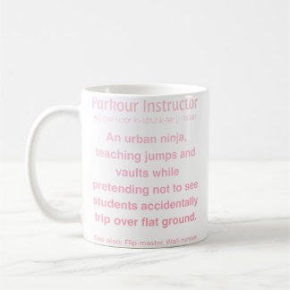 Rolig Parkourinstruktör Kaffemugg