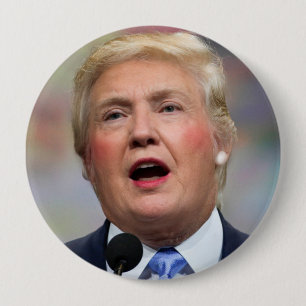 Rolig parodi Donald Clinton knäppas Knapp