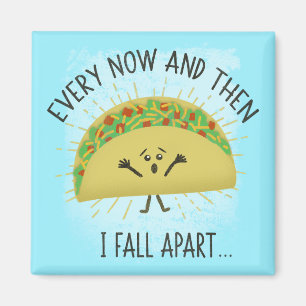 Rolig parodi för humor för Tacovitsmat Magnet