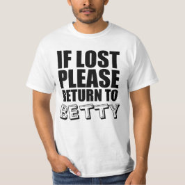 Rolig parskjortapersonlig t-shirt