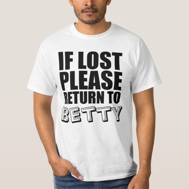 Rolig parskjortapersonlig t-shirt (Framsida)