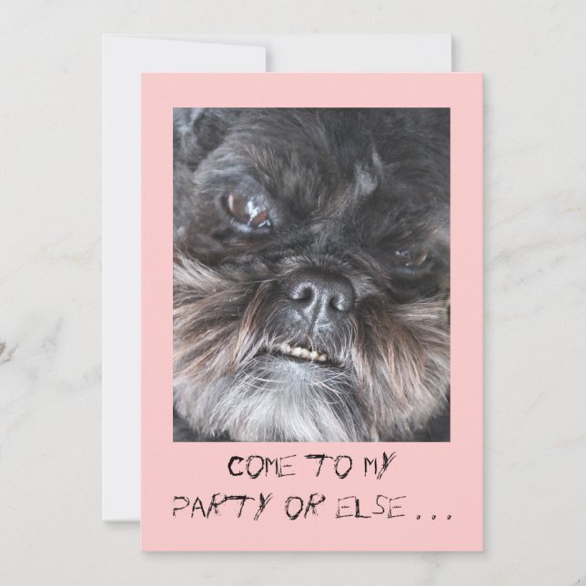 Rolig partyinbjudan inbjudningar (Framsida)