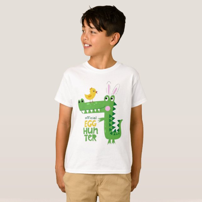 Rolig påsk Dino barnt-shirt T Shirt (Hel framsida)