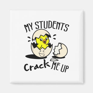 Rolig påskdag Ägg Chick Lärarens Mina elever Cra Magnet