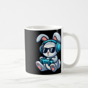 Rolig påskdag Gamer Bunny Spring Påsk Gaming Kaffemugg