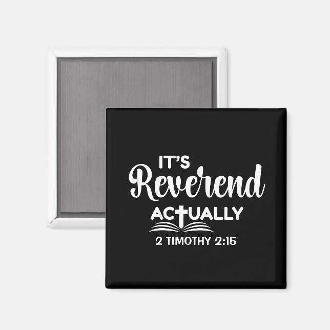 Rolig pastorsinstallation DET ÄR FAKTISKT TALAREN  Magnet (Front/Back)