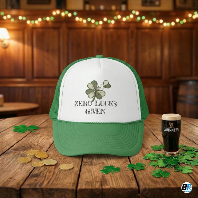 Rolig Patrick's Day med noll tur given Sarcastic Keps (Skapare uppladdad)