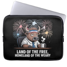 Rolig Patriotisk Buffel Trött Kontorsarbetare 