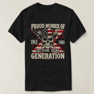 Rolig patriotisk t-shirt – kvick och modig stolt ö