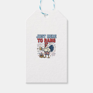 Rolig Patriotisk Tupp Fyrverkeri Öl Tröja Desig Presentetikett
