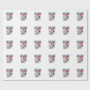 Rolig Patriotisk Tupp Fyrverkeri Öl Tröja Desig Presentpapper